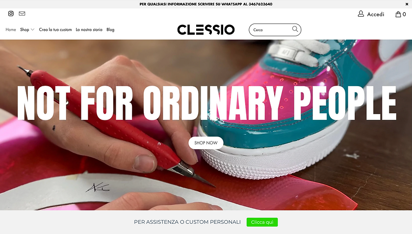 Clessio Lab Sito Web