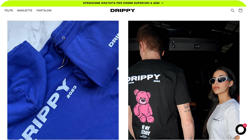 Drippy Milano Sito Web